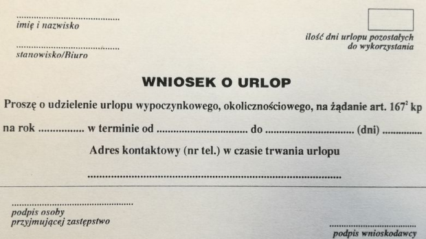 Urlop okolicznościowy: kiedy przysługuje pracownikowi?