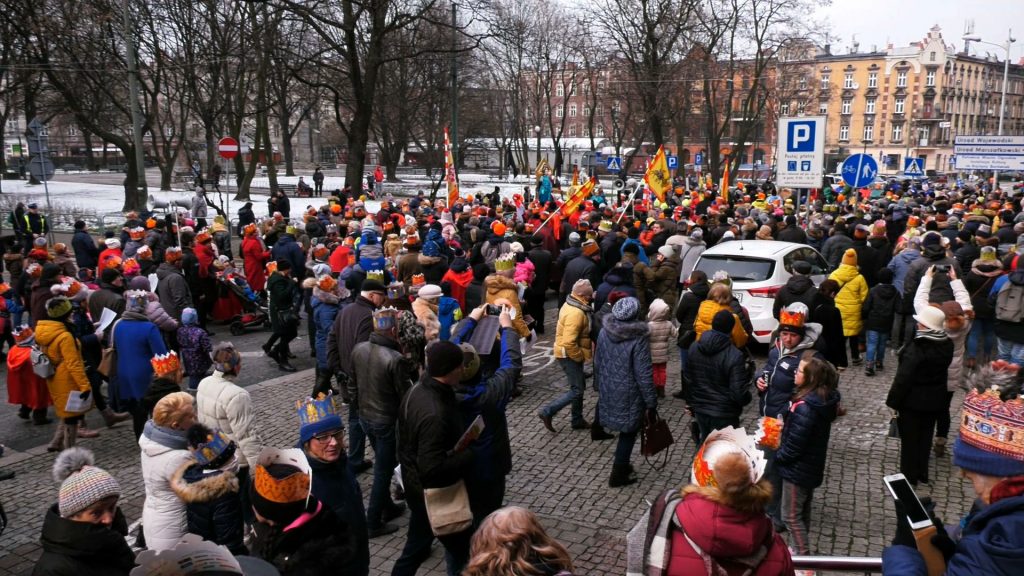 Tysiące osób w Orszaku 3 Króli w Katowicach