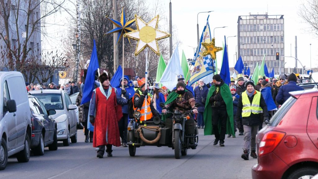 Szli z trzech stron. Ogromny Orszak 3 Króli przemaszerował przez Sosnowiec
