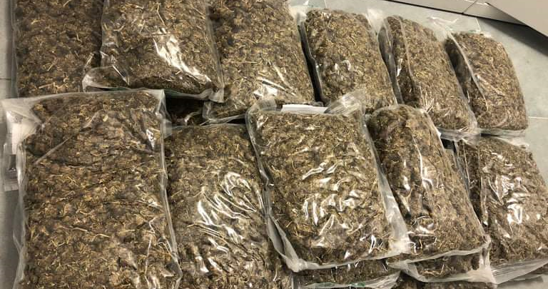 Miał rozmach! 11 kilogramów marihuany w mieszkaniu! (fot.policja.pl)