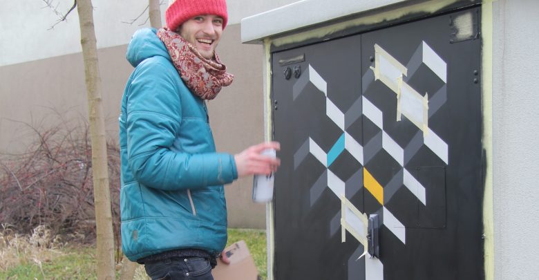 Katowice: Moderna na skrzynkach elektrycznych. Katowicki artysta pomaluje wybrane skrzynki w Śródmieściu Katowic (fot.UM Ktowice)