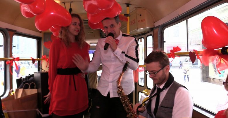 Katowice: Zakochana Bana woziła w Walentynki zakochanych. W sobie i w tramwajach ;)