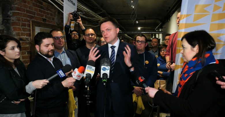 Szymon Hołownia otworzył swoje biuro w Katowicach i tym samy rozpoczął w woj. śląskim kampanię wyborczą przed wyborami prezydenckimi