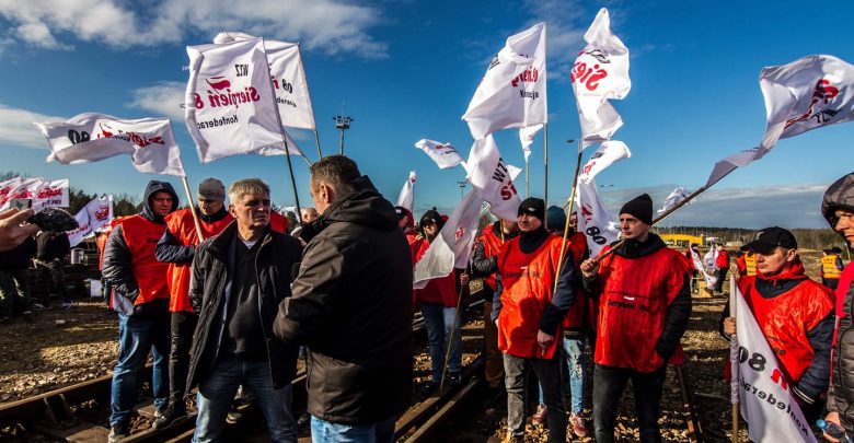 Blokady, protesty, najazd na Warszawę. Górnicy wygrają wojnę o import rosyjskiego węgla? (fot.Komisja Krajowa WZZ Sierpień 80/facebook.com)