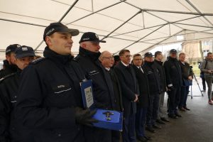 Świerklany mają nowy posterunek policji. Właśnie oddano go uroczyście do użytku (fot.ŚUW w Katowicach)
