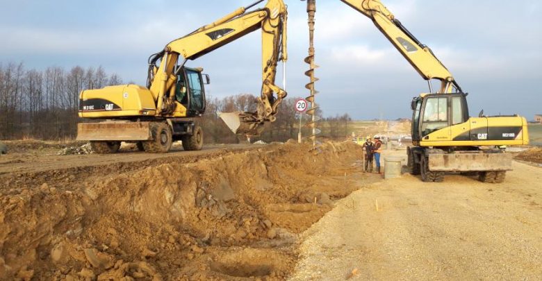 Trwa budowa zachodniej obwodnicy Gliwic. Wprowadzono tymczasową organizację ruchu
