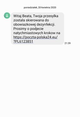 Poczta Polska nie zatrzymuje przesyłek do dezynfekcji! Uważajcie na oszustów! (fot.Poczta Polska)