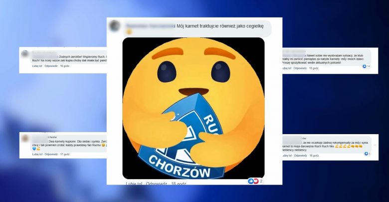 Kibice Ruchu Chorzów nie chcą zwrotu za karnety na mecze. Chcą tak pomóc klubowi w ciężkim czasie!