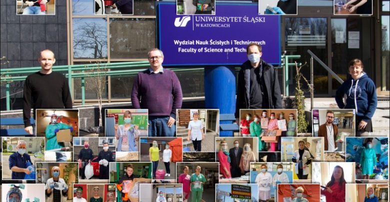 Uniwersytet Śląski wydrukował 1200 przyłbic dla szpitali! (fot.Uniwersytet Śląski)