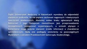 Skandal w Śląskim Uniwersytecie Medycznym? Poniżanie, mobbing i seksizm w relacjach studentów!