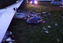 Wypadek szybowca. Pilot w ciężkim stanie przebywa w szpitalu (fot. Policja Podkarpacka)