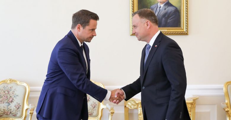 "To była spokojna, merytoryczna rozmowa". Spotkanie Andrzeja Dudy z Rafałem Trzaskowskim w Pałacu Prezydenckim (fot.prezydent.pl)