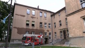 Strażacy z Lublińca znowu musieli gasić ogień w Zespole Szkół Katolickiego Stowarzyszenia Wychowawców w Lublińcu