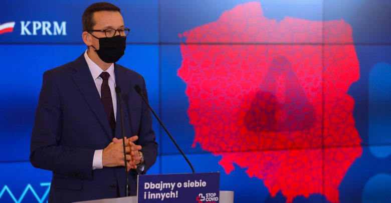 Od 24 października cała Polska to CZERWONA STREFA. Za dwa tygodnie możliwy kompletny LOCKDOWN (fot.KPRM)