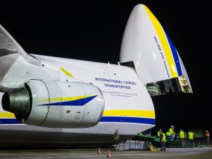 Zgodnie z planami, Antonov An-124 Rusłan przed końcem roku, jeszcze dwukrotnie zawita do Międzynarodowego Portu Lotniczego w Katowicach (fot.Piotr Adamczyk)