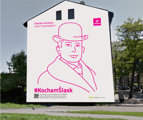 Z inicjatywy TAURONA na jednej ze ścian w Zabrzu powstanie mural z Wojciechem Korfantym, jednym z ojców polskiej niepodległości (fot.mat.pras.TAURON)