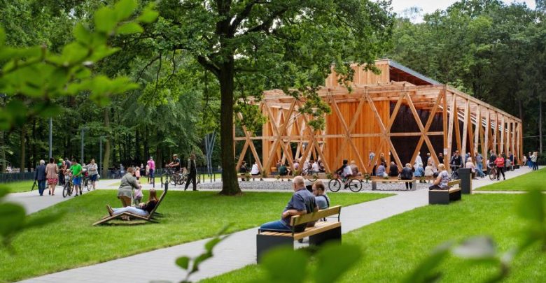 Gliwice: Miasto szuka inwestora na przestrzeń wokół tężni. Fajnie jakby powstała tam jakaś gastronomia (fot.Um Gliwice)