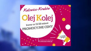 "Olej pociąg", czyli autobusy idą na cenową wojną z koleją na trasie Katowice - Kraków