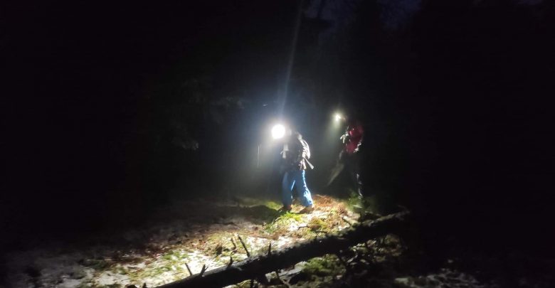 Trudna akcja GOPR we mgle. Ratowali matkę z dwoma córkami. Fot. GOPR Beskidy