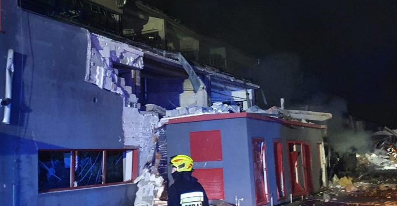 Potężny wybuch w Kędzierzynie-Koźlu! Fala uderzeniowa odczuwalna kilkanaście kilometrów dalej! (fot.PSP Kędzierzyn-Koźle facebook)