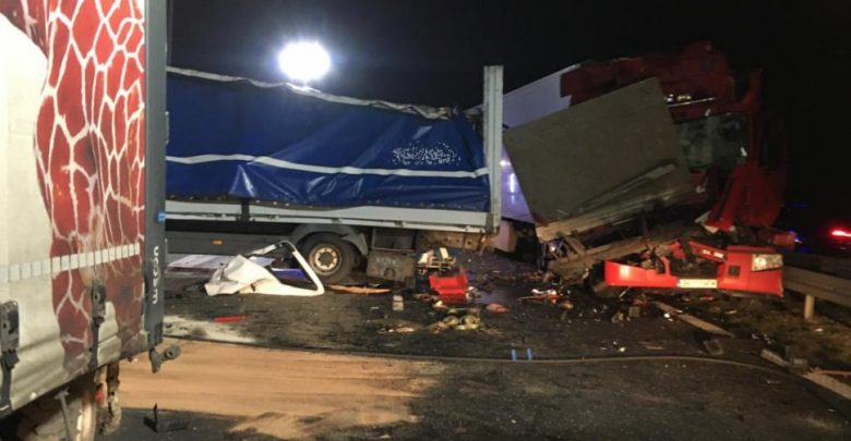 Śląskie: Ogromny karambol na autostradzie A4. Co się stało? (fot.Śląska Policja)