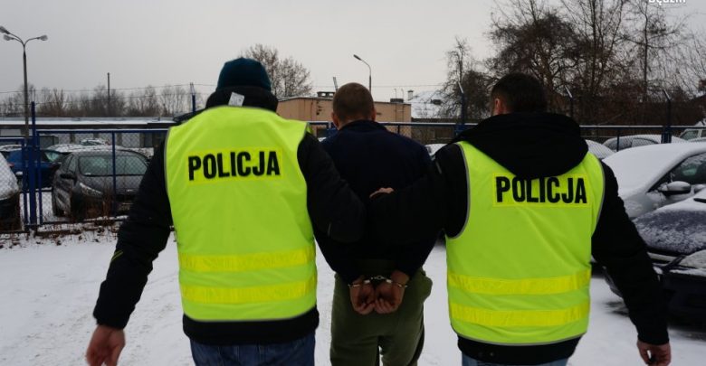 Będzin: zgwałcił i znęcał się nad swoją partnerką. Fot. KPP w Będzinie