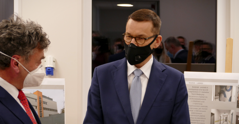 Katowice: Premier Mateusz Morawiecki na Śląskim Uniwersytecie Medycznym. Powstaje tu bank tkanek (fot.ŚUW w Katowicach)