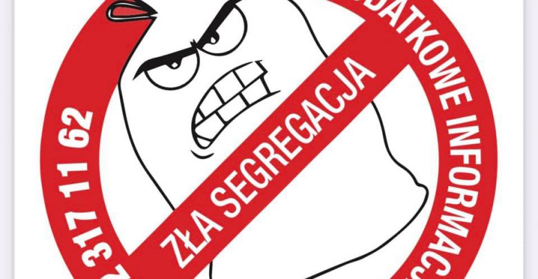 Karne naklejki w Mysłowicach. Dostaniesz ją, gdy będziesz źle segregował śmieci. Fot. ZOMM Mysłowice
