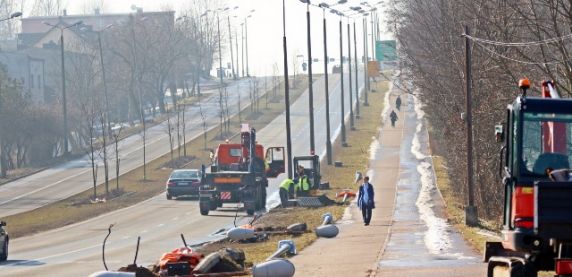 Wymiana 6000 opraw i prawie 1600 słupów. Ciąg dalszy modernizacji oświetlenia ulicznego w Sosnowcu (fot.UM Sosnowiec)