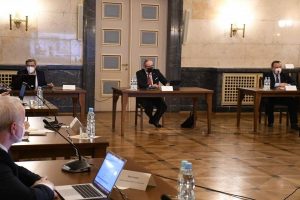 Sztab kryzysowy w Katowicach zwołano w związku z danymi dotyczącymi zakażeń koronawirusem. W ciągu ostatniej doby odnotowano ich 6092. To rekord! (fot.slaskie.pl)