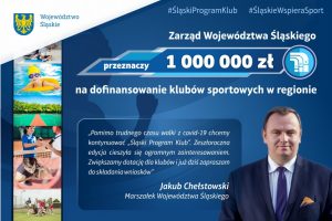 Milion złotych trafi do klubów sportowych z regionu w ramach Śląskiego Programu KLUB 2021 (fot.slaskie.pl)