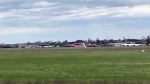 Wypadek samolotu na lotnisku w Gliwicach. Rozbił się przy lądowaniu