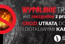 Wypalanie traw niezgodne z prawem. Grożą surowe kary (fot.MRiRW)