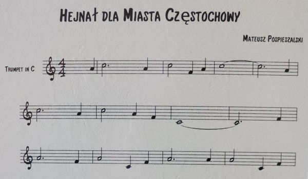 Częstochowa niczym Kraków. Ma swój hejnał. Fot. UM Częstochowa