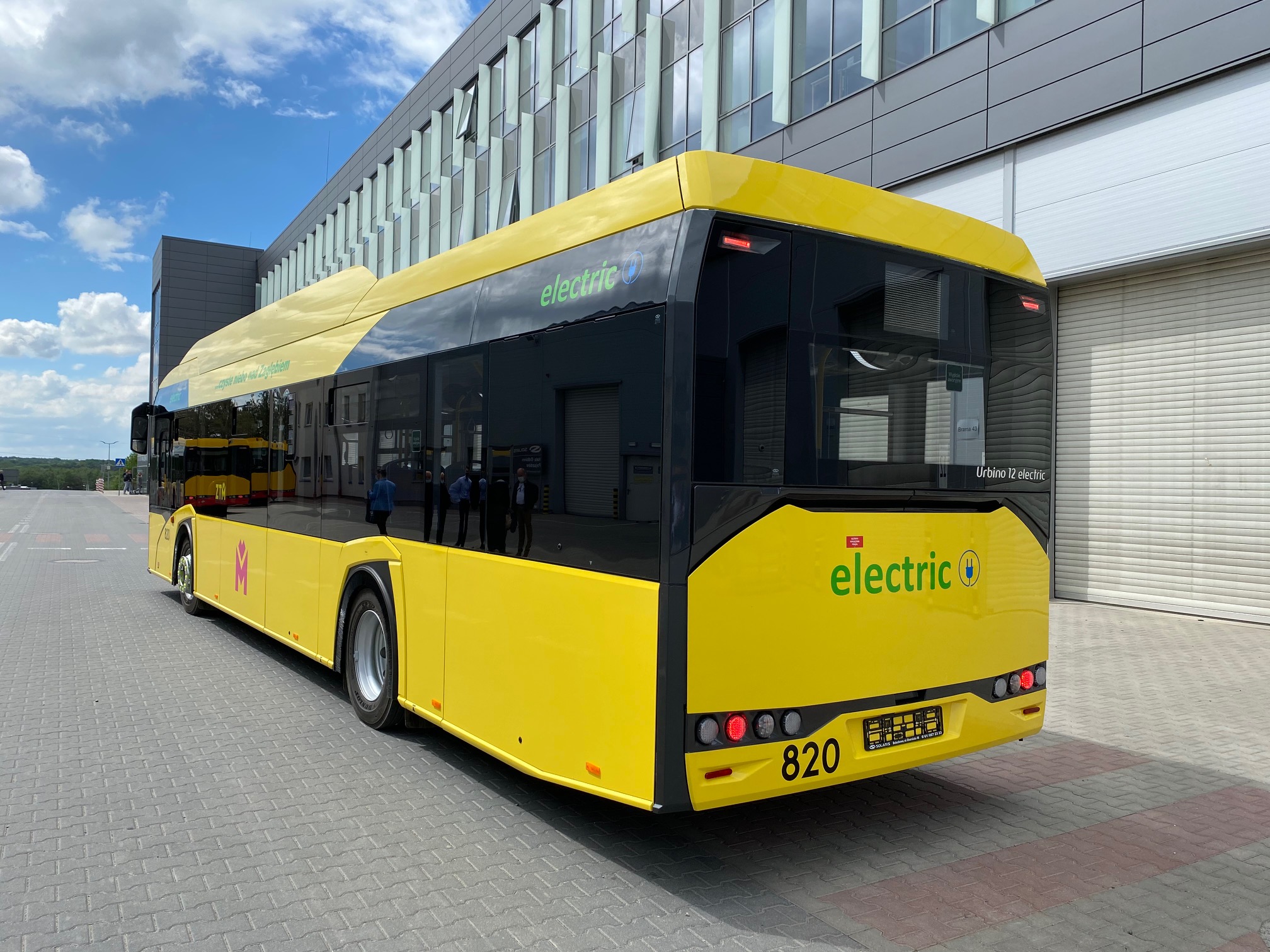Sosnowiec: nowe elektryki w nowym malowaniu. Fot. UM Sosnowiec