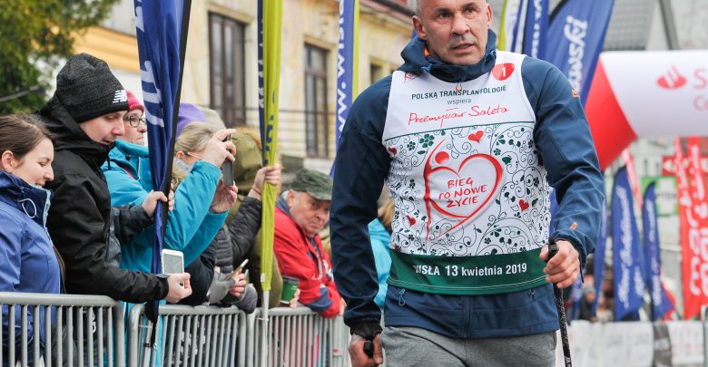 Przemek Saleta _ambasador i współtwórca Biegu po Nowe Życie na trasie 2019