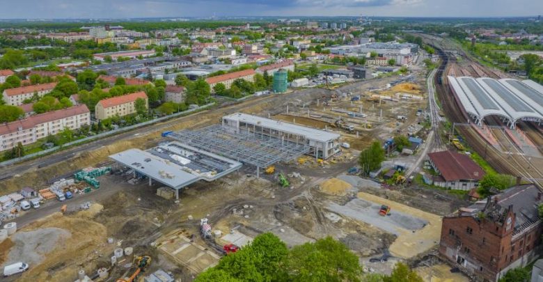 Gliwice: Budowa Centrum Przesiadkowego. Od 21 czerwca kolejne zmiany w organizacji ruchu (fot.UM Gliwice)