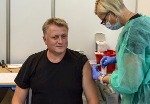 W jednym miejscu bytomianie mogli się spisywać w Spisie Powszechnym i szczepić na koronawirusa (fot.UM Bytom)
