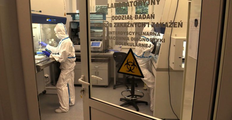 Po weekendzie duży spadem nowych zakażeń koronawirusem, 128 przypadków w całej Polsce