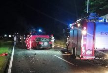 Osobówką najechał na maszynę rolniczą. Kierowca audi zginął na miejscu (fot.KPP Brodnica)