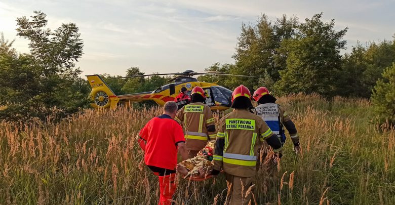 Wypadek na Pogorii IV! Motorówka zderzyła się ze skuterem wodnym! Są ranni (fot.KP PSP Będzin)