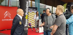 Obsługa Tour de Pologne pojedzie w tym roku Citroenami. Umowa podpisana (fot.Biuro Prasowe Lang Team)