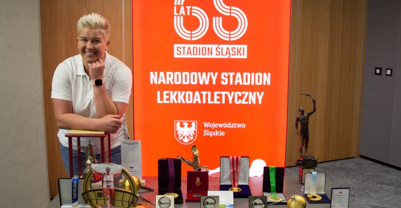 Na Stadionie Śląskim otwarto wystawę Anity Włodarczyk. Fot. Stadion Śląski