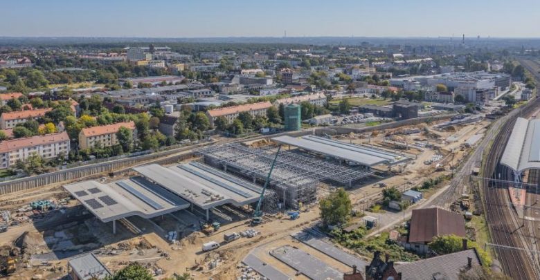 Centrum Przesiadkowe w Gliwicach nabiera kształtów. Wszystko ma być gotowe pod koniec przyszłego roku (fot.UM Gliwice)