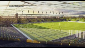 Powstaje nowy stadion miejski w Katowicach. Dzisiaj oficjalnie ruszyła budowa. Nowy obiekt ma pomieścić 15 tysięcy kibiców