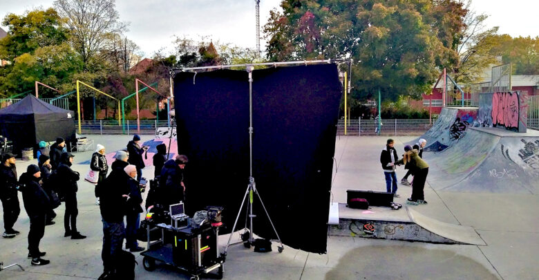 Kolejna ekipa filmowa w Gliwicach. Zdjęcia realizują głównie w centrum miasta (fot.UM Gliwice)