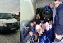 Policjanci z Gliwic pomagają na granicy z Białorusią. Jeden obywatel Gruzji chciał przemycić 22 osoby (fot.Śląska Policja)