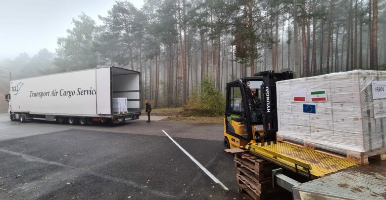 1 mln szczepionek przeciwko Covid-19 trafiło z Polski do Iranu (fot.MSZ)
