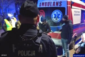 Kolejna fałszywa karetka pełna imigrantów! To już jakaś plaga! (fot.policja)