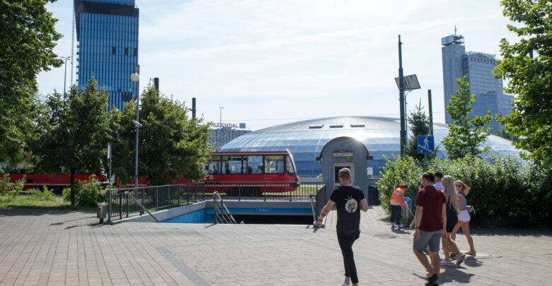 Nowy zjazd pod Rondo w Katowicach. Budują go od strony dzielnicy Koszutka (fot. UM Katowice)